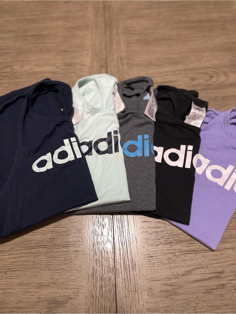Adidas 5 pack women’s racer back tank tops size medium